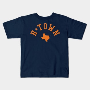 Houston H-Town Baseball Fan Tee: Hit It Out of the Park, Y'all! Kids T-Shirt